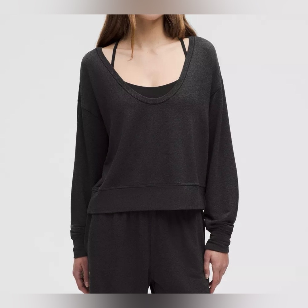 lululemon athletica Black Sweatshirt